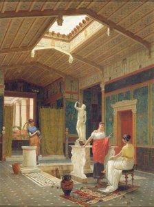 Ein pompejanisches Interieur, 1882